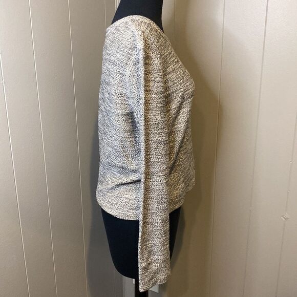 Toms for Target Medium Longsleeve Knit Cropped Sweater Skinny Threading - Picture 3 of 6